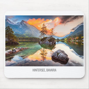 Tapis De Souris Lac de Hintersee, Bavière, Allemagne