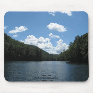 Tapis De Souris lac, été 2010 d'expédition de bateau de