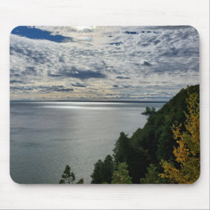 Tapis De Souris Lac Huron, vue de l'île Mackinac
