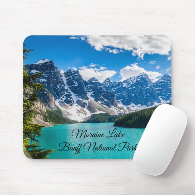 Tapis De Souris Lac Moraine, parc national Banff (Avec souris)