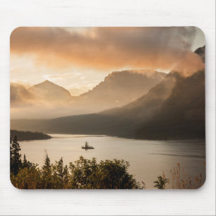 Tapis De Souris Lac St. Mary   Glacier National Park, Montana