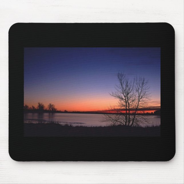 Tapis De Souris Lac Sunrise (Devant)