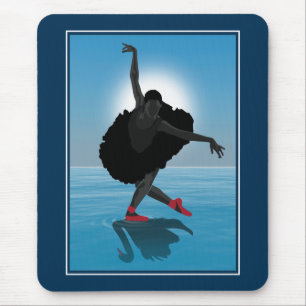 Tapis De Souris Lac Swan Ballerina