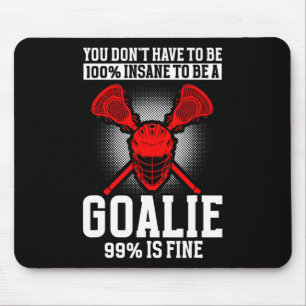 Tapis De Souris Lacrosse Goalie Lacrosse Gants Stick Lax Goalie 1