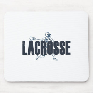 Tapis De Souris Lacrosse Player Love Lax Athlete Coach Hommes Ado