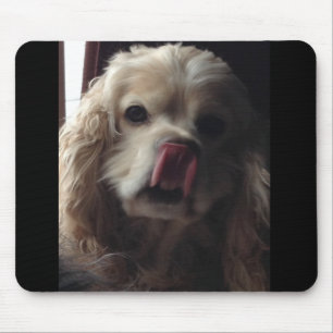 TAPIS DE SOURIS L'ADORABLE COCKER ESPAGNOL ENVOIE KISS MOUSEPAD