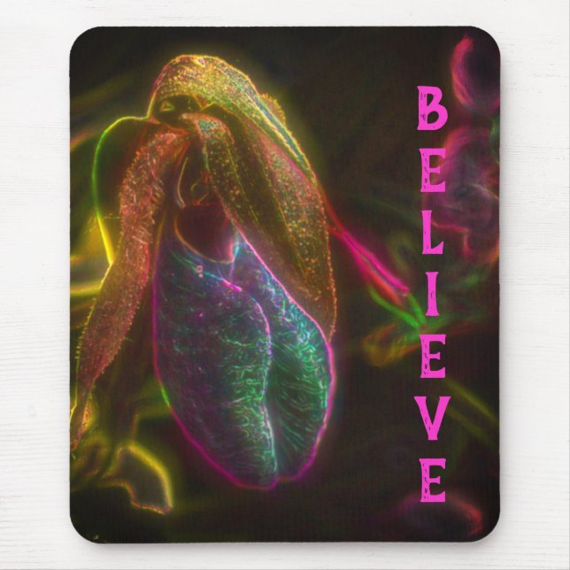 Tapis De Souris Lady Slipper Croit Inspirationnel (Devant)
