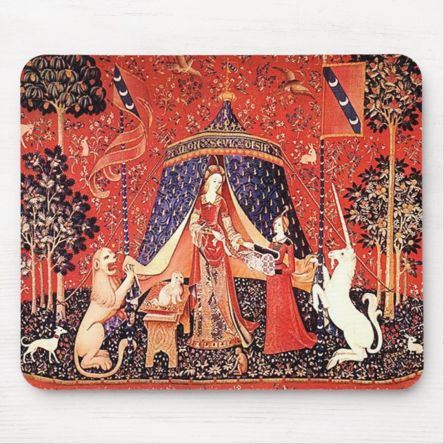 Tapis De Souris "Lady & the Unicorn" (Devant)