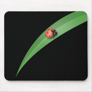 Tapis De Souris Ladybug Leaf