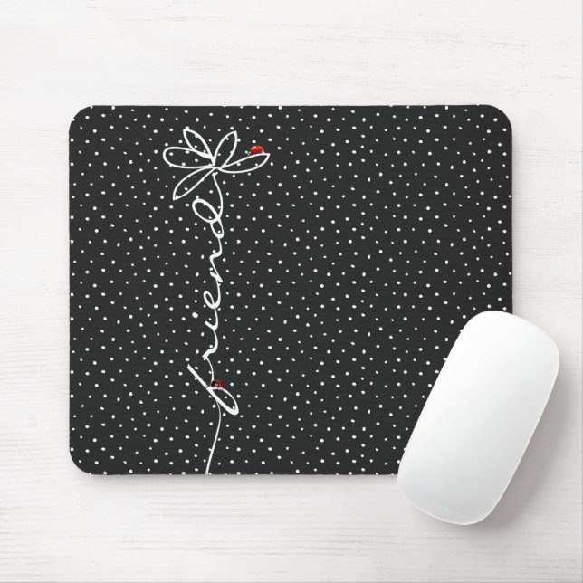 Tapis De Souris Ladybugs sur Doddle Daisy sur Polka Dot (Avec souris)