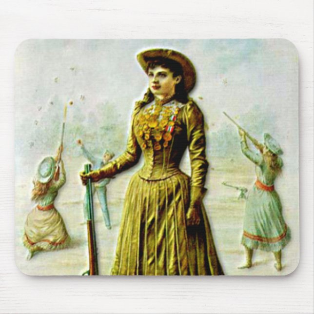 Tapis De Souris L'affiche Wild West de Buffalo Bill Annie Oakley (Devant)