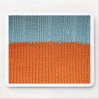 Tapis De Souris Laine Turquoise et orange nue
