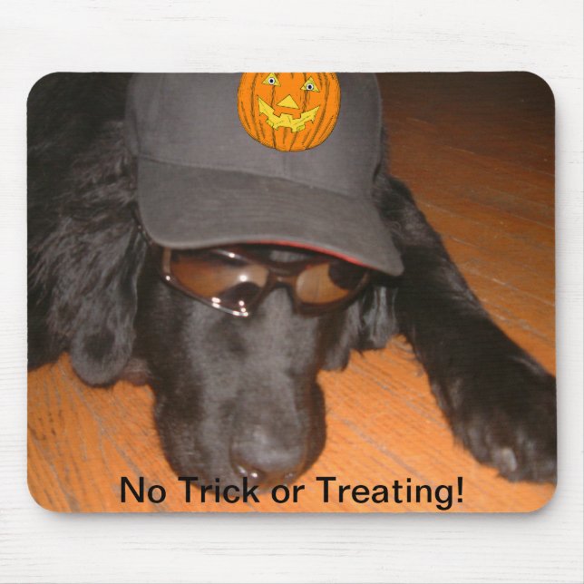 Tapis De Souris Laissé derrière cet Halloween (Devant)