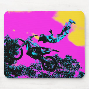 Tapis De Souris Laisser aller - Stunt Motocross libre
