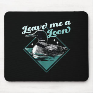 Tapis De Souris Laisser un plongeon huard - Observateur d'oiseaux