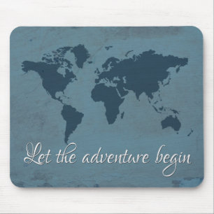 Tapis De Souris Laissez l'aventure commencer
