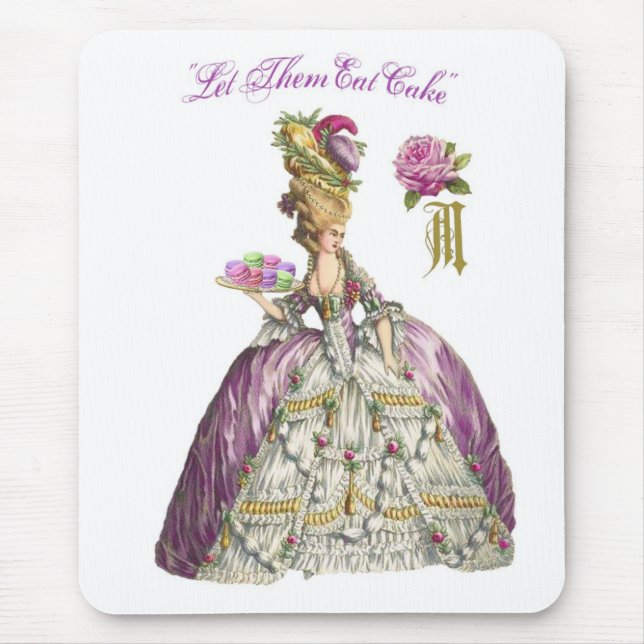 Tapis De Souris Laissez-Les Manger Du Gâteau, Du Panier À Souris (Devant)