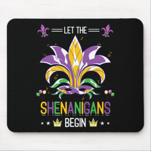Tapis De Souris Laissez Les Shenanigans Commencer Masquerade Costu