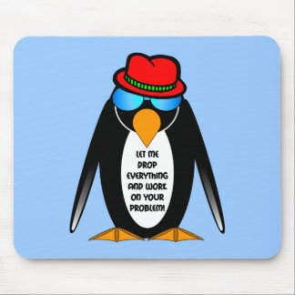 Tapis De Souris laissez-moi laisser tomber tout et travailler sur