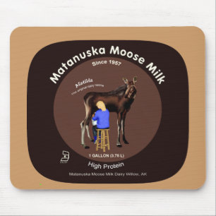 Tapis De Souris Lait d'orignal Matanuska