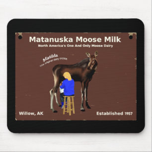 Tapis De Souris Lait d'orignal Matanuska