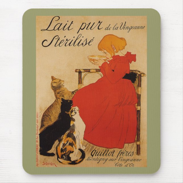 Tapis De Souris Lait Pur de la Vingeanne Sterilise (Devant)