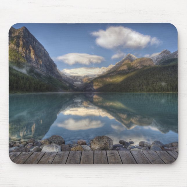 Tapis De Souris Lake Louise au lever du soleil, parc national Banf (Devant)