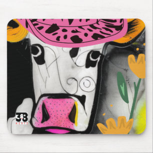 Tapis De Souris L'amour de la vache