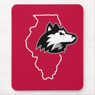 Tapis De Souris L'Amour de l'État de NIU Huskies