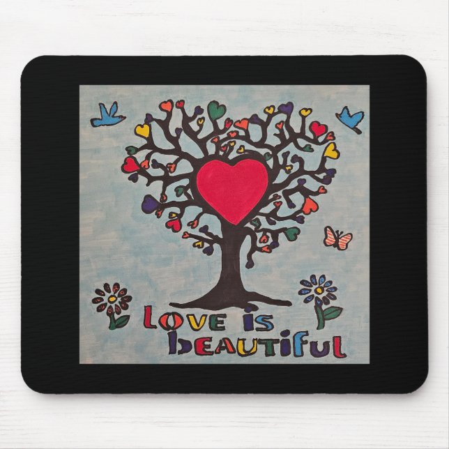 Tapis De Souris L'amour est beau (Devant)