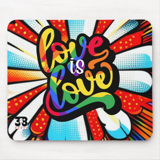 Tapis De Souris L'amour est l'amour (Devant)