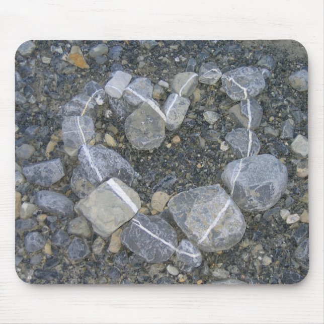 Tapis De Souris L'amour est Rock Solid (Devant)