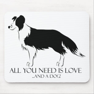 Tapis De Souris L'Amour Et Un Chien