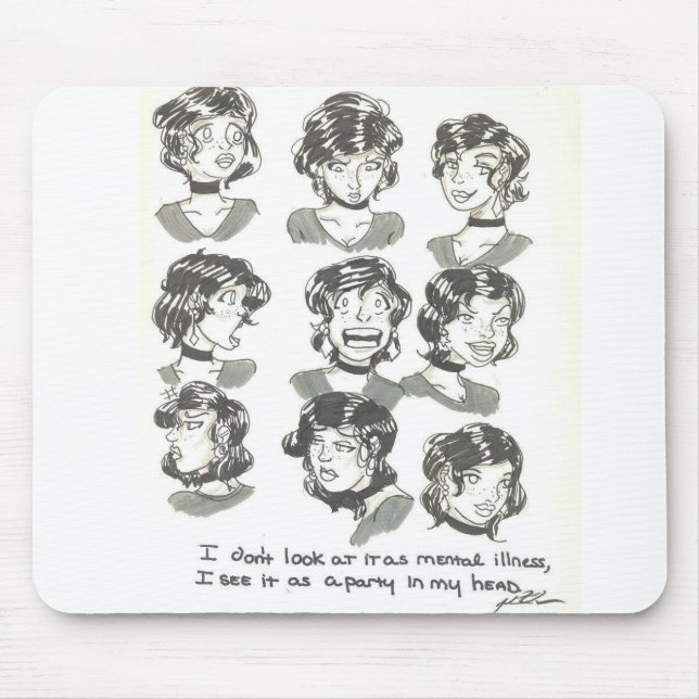 Tapis De Souris L'amusement de la vie avec plus d'options (Devant)