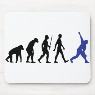 Tapis De Souris Lanceur d'évolution de joueur de cricket