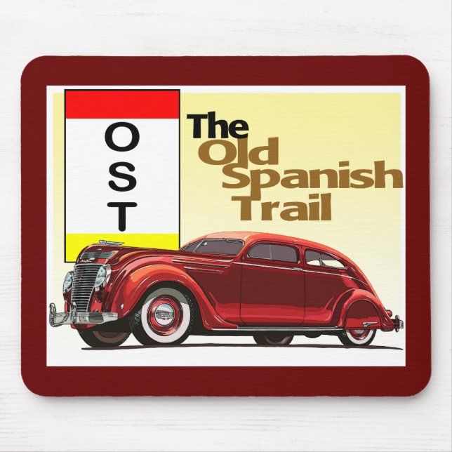 Tapis De Souris L'Ancien Sentier Espagnol - Sentier Auto Historiqu (Devant)