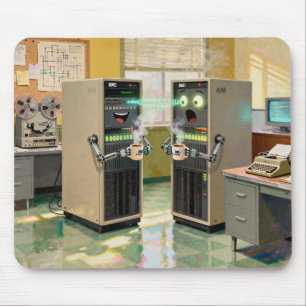 Tapis De Souris « Langage Machine » - Technologie humoristique