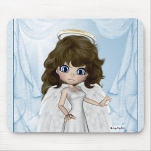 Tapis De Souris L'ange d'angélique officinale rêve Mousepad