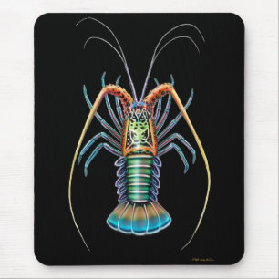 Tapis De Souris Langouste peinte Mousepad