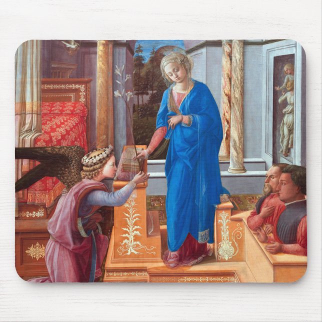 Tapis De Souris L'Annonciation, Filippo Lippi, 1440 (Devant)