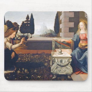 Tapis De Souris L'Annonciation, Léonard de Vinci, 1472-1473