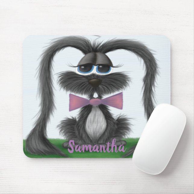 Tapis De Souris Lapin adorable Lapin lapin (Avec souris)