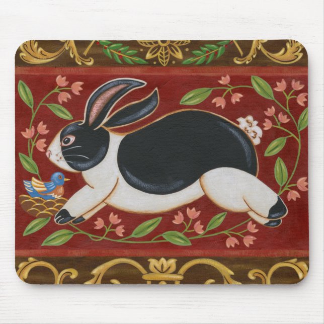 Tapis De Souris Lapin Folk (Devant)