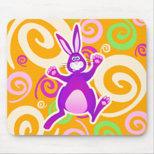 Tapis De Souris Lapin fou, mousepad