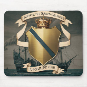 Tapis De Souris Laporte dit Saint Georges Armoiries 1