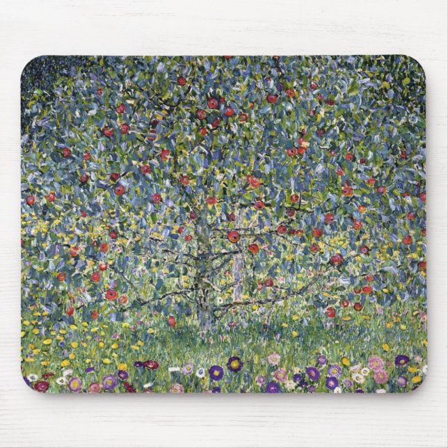 Tapis De Souris L'arbre aux pommes (par Gustav Klimt) (Devant)