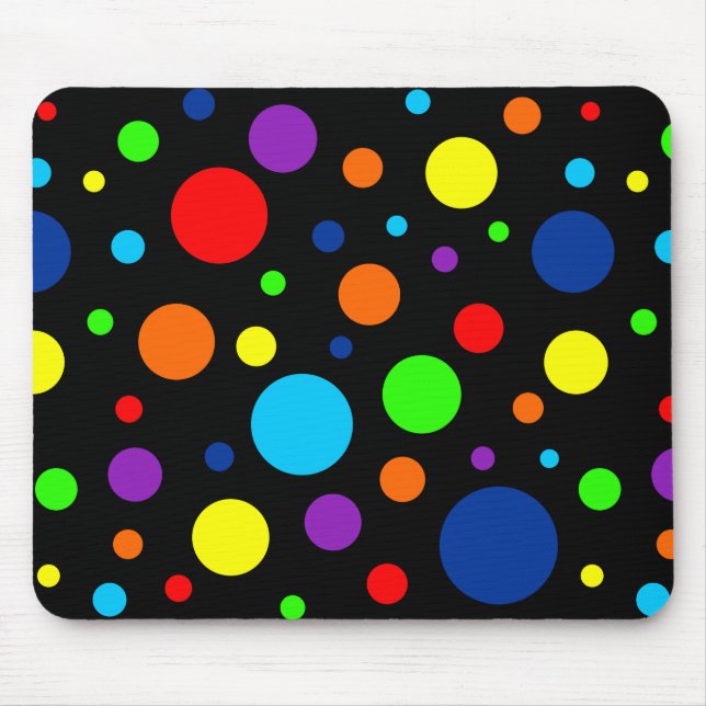 Tapis De Souris L'arc-en-ciel foncé repère Mousepad (Devant)