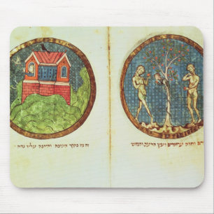 Tapis De Souris L'arche de Noé et l'Adam et l'Ève