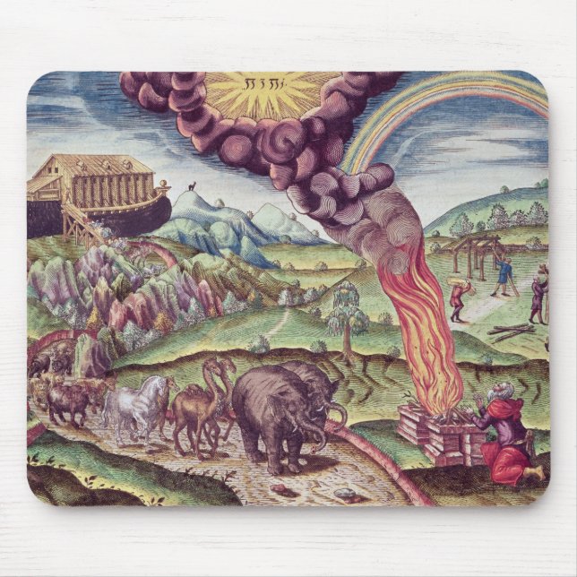 Tapis De Souris L'arche de Noé, illustration 'de Narratio brevis (Devant)