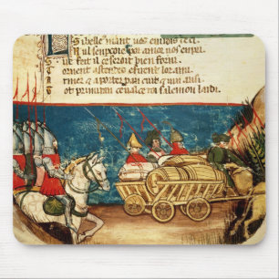 Tapis De Souris L'armée de Charlemagne et du transport